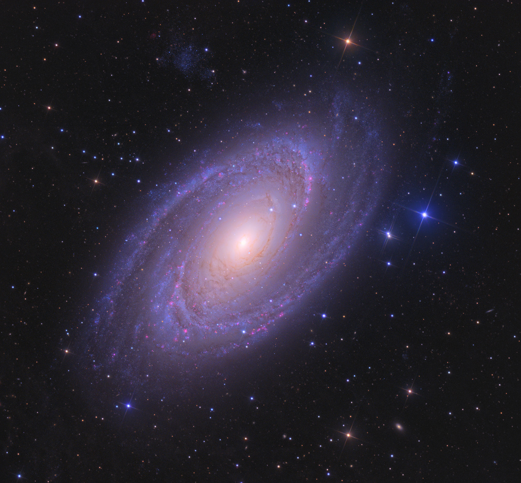 明亮的螺旋星系 M81