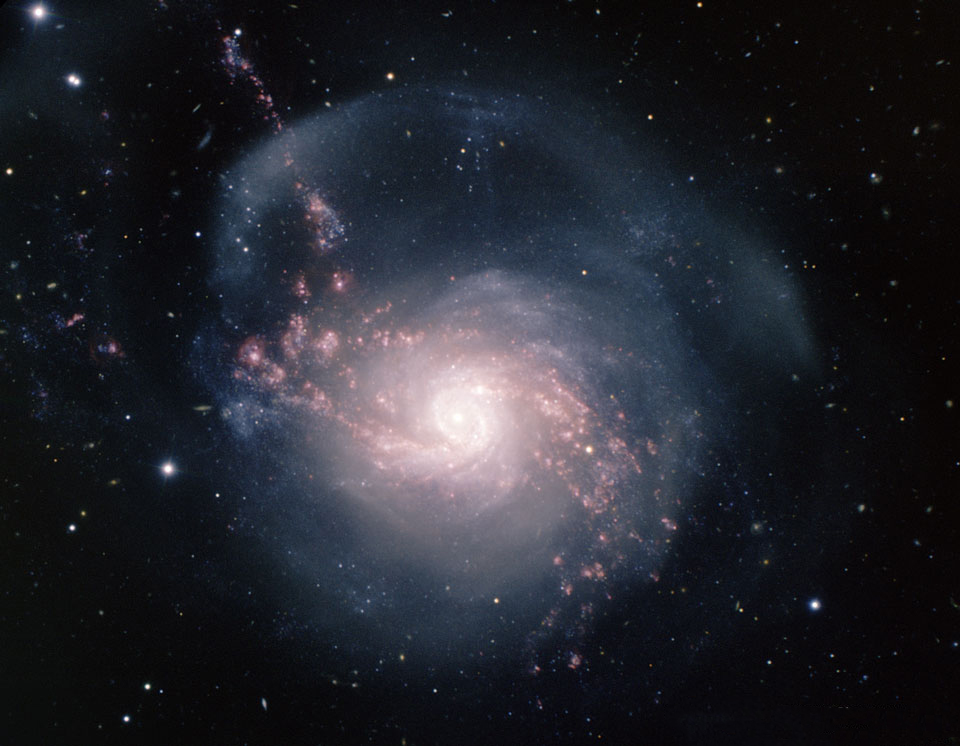 NGC 3310：星暴螺旋星系