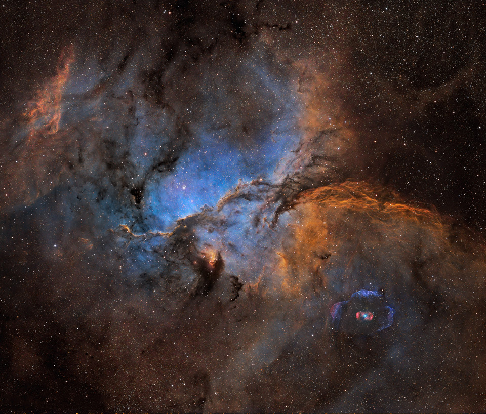 NGC 6188 和 NGC 6164